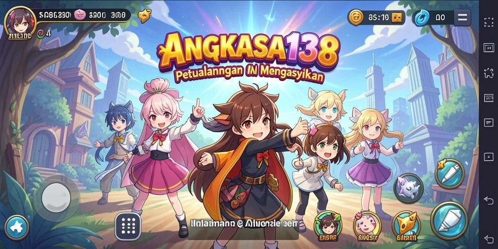 Gameplay seru di ANGKASA138 dengan karakter Anime yang menarik.