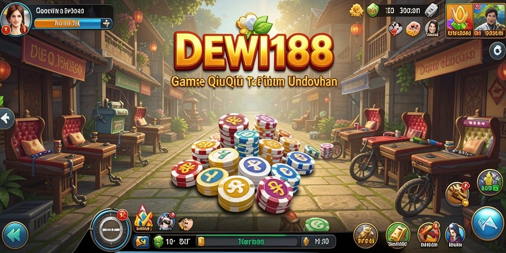 Gameplay seru QiuQiu di DEWI188 dengan teman-teman.