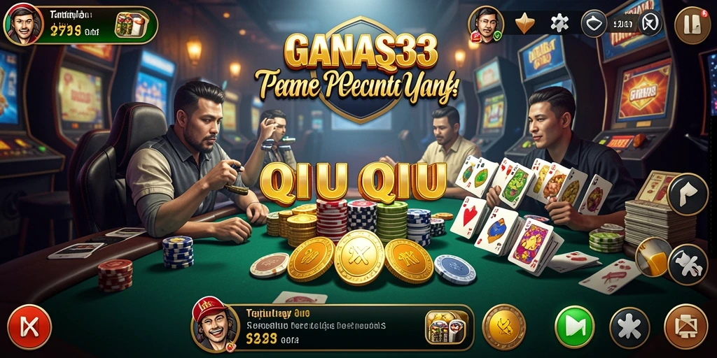 Screenshot gameplay QiuQiu yang seru dan menegangkan di GANAS33.