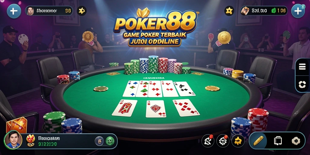 Tampilan menarik dari <strong>POKER88</strong> dengan gameplay poker yang seru.
