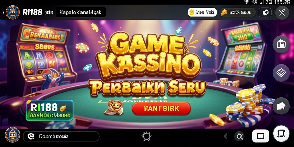 Screenshot gameplay seru dari RI188 menampilkan pengalaman Kasino yang menarik.